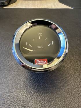 29700 Mallory Vintage Gas Fuel Gauge 2 1/16 Inch