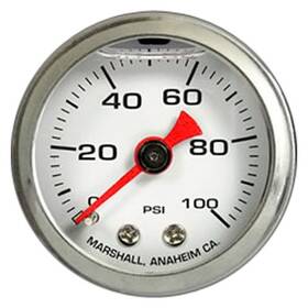Cw00100 Marshall Instruments Mechanical Pressure Gauge 100 Psi Cw00100 Marshall Instruments Mechanical Pressure Gauge 100 Psi
