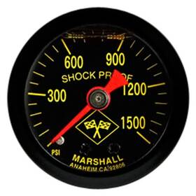 Mnb01500 Marshall Instruments Mechanical Pressure Gauge 1500 Psi Mnb01500 Marshall Instruments Mechanical Pressure Gauge 1500 Psi