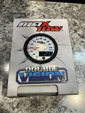 Mt-wbdv11 Maxtow 30 Double Vision Psi Fuel Pressure Gauge Kit New