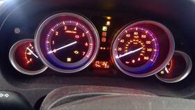 257-53927 Mazda Speedometer Cluster Thru 10/25/09 Blacked Out Panel Mph Fits 10 6 1546011