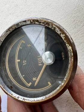 1215420103 Mercedes / Vdo 190sl Fuel Gauge 190 Sl W121 No Bracket Oem