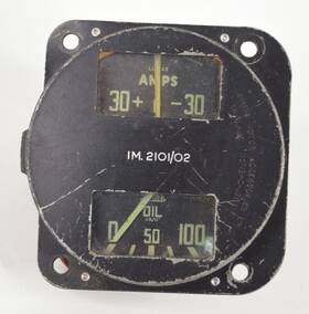 Im.2101 Mg Im.2101/02 Magnette Za Zb Smiths Combination Amps Oil Pressure Gauge Im 2101/02 Jaeger