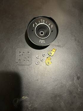 648412 Mid America Motorworks 1964 Corvette Fuel Gauge Face And Contacts