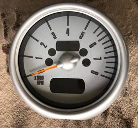 6211-6932518 Mini Cooper Rpm Tachometer 2004 Silver 02-08