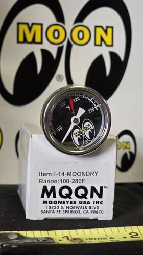 Mpg109t1 Mooneyes Direct Fit 1 3/8 Inch Temp Temperature Gauge Dry 280f Moon Equipment Usa Mpg109t1 Mooneyes Direct Fit 1 3/8 Inch Temp Temperature Gauge Dry 280f Moon Equipment Usa
