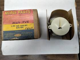 1648801 Mopar Nos Instrument Panel Temperature Gauge 56 Desoto