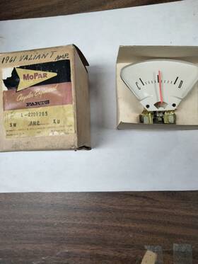 2209205 Mopar Nos Instrument Panel Ammeter Gauge 61 Valiant