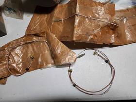 4213787 Mopar 1985-1988 Chrysler Plymouth Electrical Cables Lot Of 4 Nos Oem 14 Inch