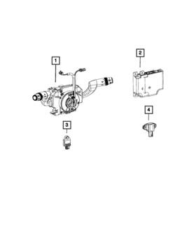 68275123aa Mopar Genuine Lateral Acceleration - Sensor