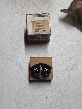 5209695 Mopar Dodge Plymouth Chrysler 1981-1983 Omni Horizon With Rallye Dash Nos Ammeter