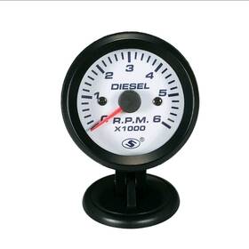 Ig52-ta-60543w-ds Motor Meter Racing 52mm 2-1/16 Inch Universal Tachometer In Dash For Diesel Engine Alternator 6000 Rpm