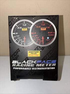 Mmegt-52c.2000f Motor Meter Racing Black Face - Mmegt-52c. 2000f Exhaust Gas Temp Gauge