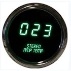 Ms9124g Intellitronix Led Digital Stereo Amplifier Temperature Gauge