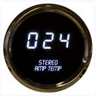 Ms9124w Intellitronix Led Digital Stereo Amplifier Temperature Gauge