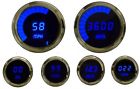 Ms9999b Intellitronix Led Digital Set Blue Chrome Bezel Speedome 818731010614