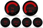 Ms9999r Intellitronix Led Digital Set Red Chrome Bezel Speedomet 818731010607