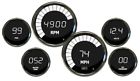 Ms9999w Intellitronix Led Digital Set White Chrome Bezel Speedom 818731010638