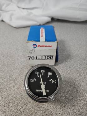 39344 Napa Vintage Balkamp Water Temperature Gauge 100-240 F 2 Nos Mechanical Auto 39344 Napa Vintage Balkamp Water Temperature Gauge 100-240 F 2 Nos Mechanical Auto