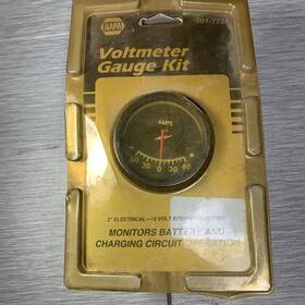 Bk.501-1737 Napa 501-1737 Vintage Nos Voltmeter Gauge Kit 12 Volt 2 Inch