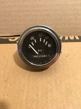 3-9314 Napa/balkamp Vintage New Automotive Analog Oil Pressure Gauge 04