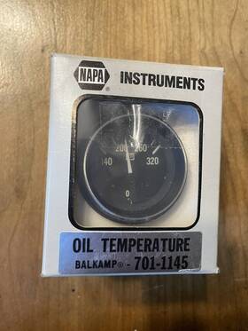 701-1146 Napa Balkamp 701-1145 Vintage Universal Oil Temperature Gauge