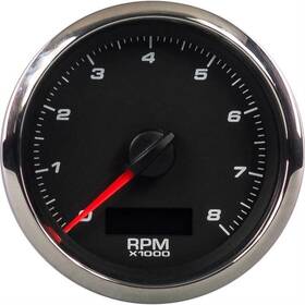 01141-01 New Vintage Usa Performance Ser 3 3/8 Tachometer Black