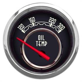 37193-01 New Vintage Usa Woodward Ser 2-1/16 Inch Oil Temp Black