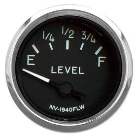 40128-01 New Vintage Usa 1940 Series 2 1/16 Inch Fuel Level Black