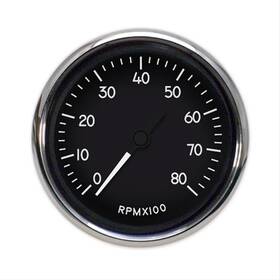40151-01 New Vintage Usa 1940 Series Tachometer Gauge 0-8 000 4 3/8 Inch Dia In-dash