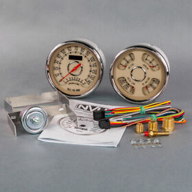 37215-02 New Vintage Usa Woodward 2 Gauge Kit Speed Tach Quad Gauges 37215-02 New Vintage Usa Woodward 2 Gauge Kit Speed Tach Quad Gauges