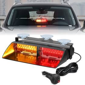 16-26ar Nilight Emergency Strobe Lights Windshield Hazard Warning Select Color