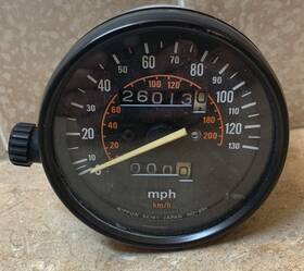 Ho-891 Nippon - 130 Mph Speedometer Seiki Model Untested