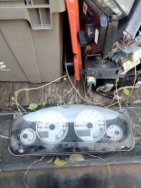 24810zl81a Nissan Used Speedometer Gauge Fits 2010 Frontier Cluster Mph 6 Cylinder 4x4 At
