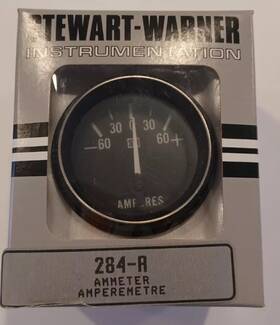 284-r Nos Stewart -wagner Instrumentation Ammeter Amperemetre Usa