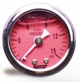 15905nos Nos Nitrous Oxide Systems Fuel Pressure Gauge