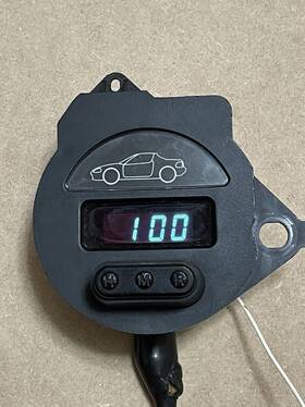 39700-sr2-a82 Oem Honda Del Sol Sr2 93-97 Dash Gauge Digital Clock Door Indicator Assembly