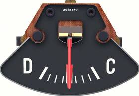1277444 Oer 1970-74 Barracuda Cuda Challenger Rallye Ammeter Gauge
