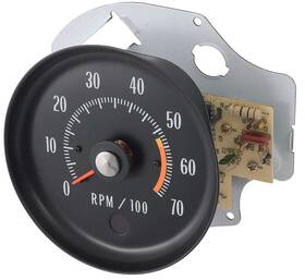 5657406 Oer 1971-72 Chevelle El Camino Monte Carlo Tachometer 5500 Rpm Red Line Gm