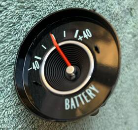 6473859w Oer 1964 Oem Chevrolet Corvette Ammeter Battery Gauge