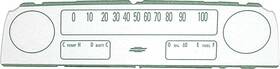 Dm1001 Oer Authorized 1964-66 Chevrolet Truck Dash Lens With Gauges