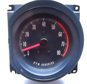 Din12632g Oer In-dash Tachometer Clock Replacement For 1965-1967 Pontiac Gto And Lemans
