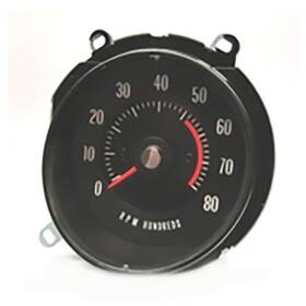 In3067g Oer 1969-72 Pontiac Gto Lemans Tachometer In Dash 5200 Rpm