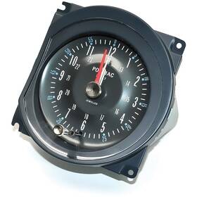 In81026g Oer 1964-67 Pontiac Gto Lemans Dash Clock Blue Face Quartz Movement