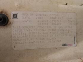 257-01604 Oldsmobile Speedometer 4 Speed Transmission Cluster Fits 91-92 Ciera 524042