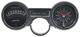 Oval Industries Rp21 1964-65 Ford Mustang V8 Rally Pac Text Logo 8000 Rpm