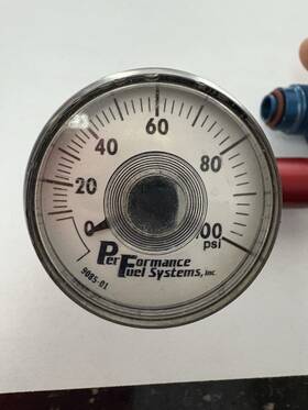 Pf-2045 Performance Fuel Systems Inc. Gm Rail Pressure Gauge Kit For Service Ports Retains Schrader Valve
