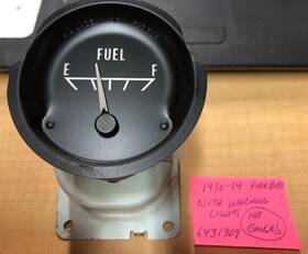 6431309 Pontiac 1970 1971 1972 1973 1974 Firebird Esprit Formula Gas Fuel Gauge Leaded Non-rally