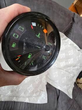 477919033c Porsche 1976-1980 924 Turbo Fuel Level And Water Temp Gauge 12.79 Date