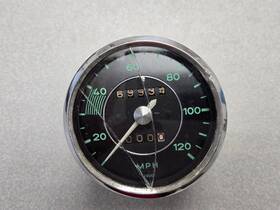 64474110113 Porsche Working Original Genuine Vdo 356b 356c 356sc 120 Mph Speedometer 69934